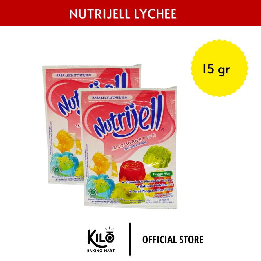 

Nutrijel Nutrijell Lychee / Nutrijell Pudding Rasa Leci 15 gr