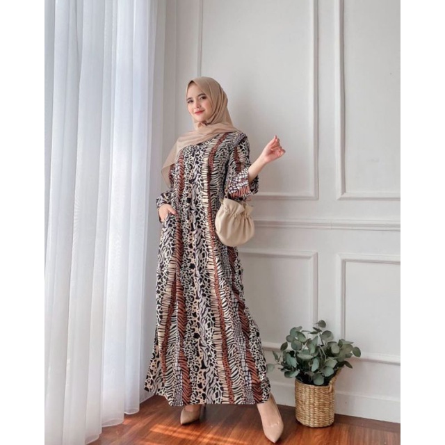 NEW DASTER GAMIS VIRAL PREMIUM KEKINIAN LONGDRESS KAREEN