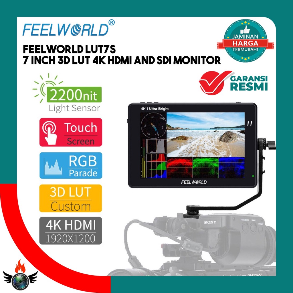 Monitor 7" 4K HDMI SDI Feelworld LUT7S / LUT 7S