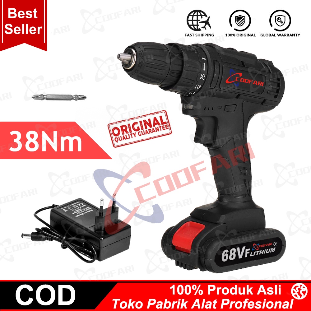 Bor Mesin Elektrik Drill 10mm Set Reversible Mesin Bor Tangan Listrik