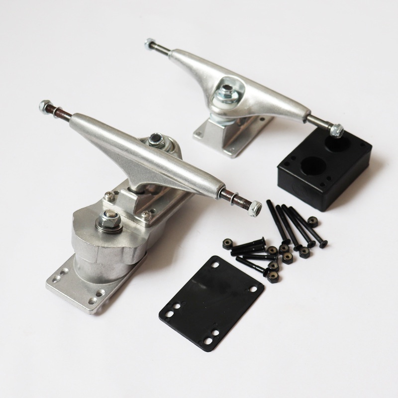 Adaptor skateboard Ukuran 6.25inch Warna silver Hitam S6