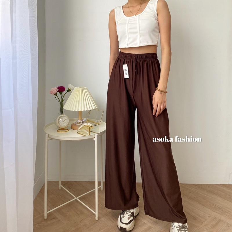 ASOKA MISO PANTS 2107 - PETITE PANTS - Celana kulot petite loose pants celana BUMIL friendly