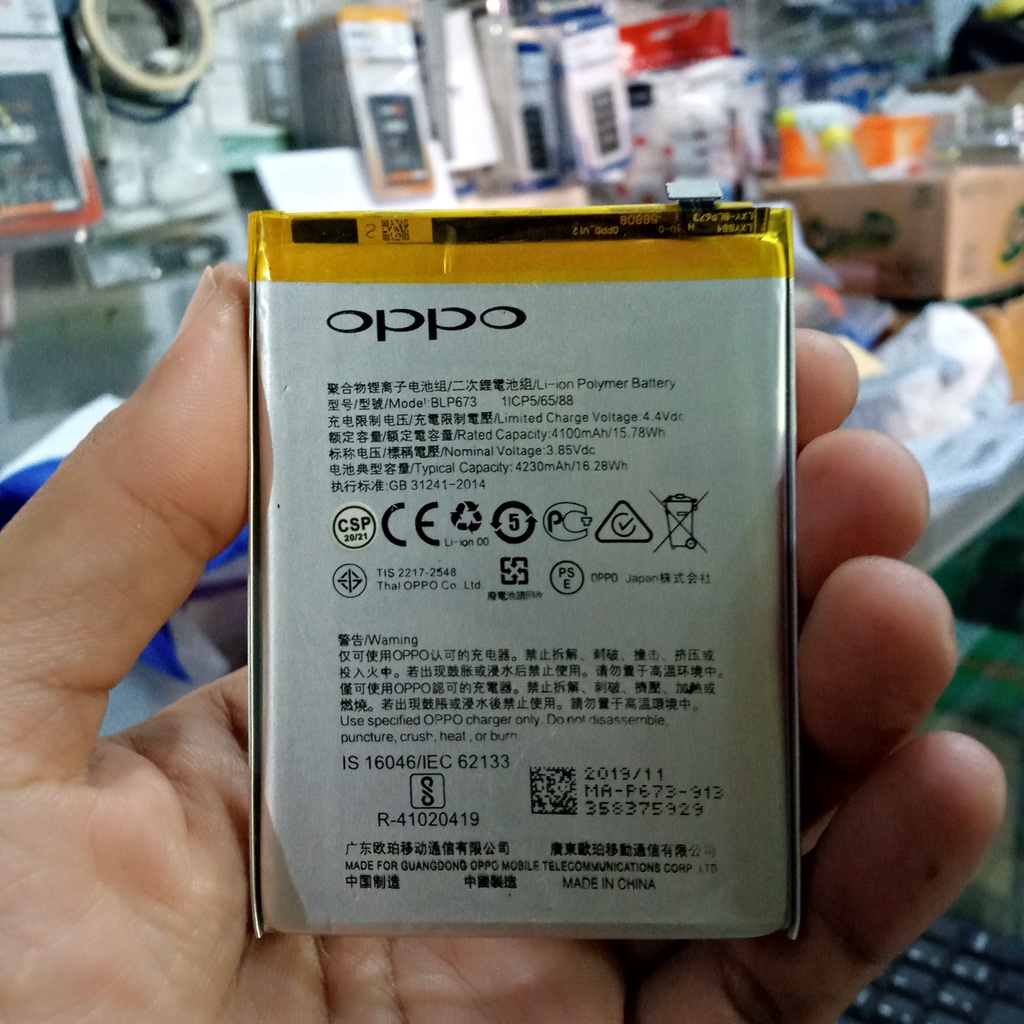 BATTERY BATERAI BATRE OPPO A3S A5S A7 A12 A11K A31 2020 BLP673 ORIGINAL