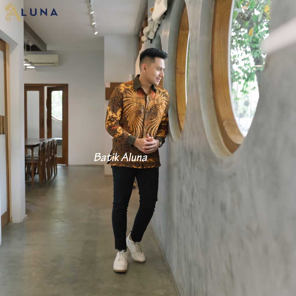 KEMEJA BATIK PRIA LENGAN PANJANG BATURADEN BATIK PRABU REGULER FIT SERAGAM KANTOR EXCLUSIF PREMIUM PCW 094