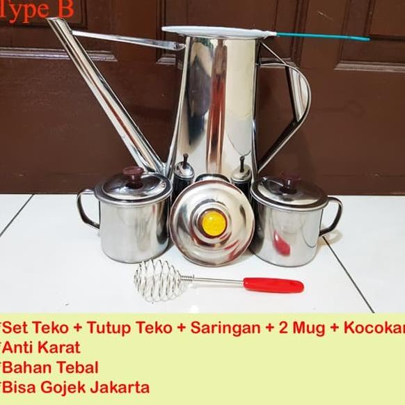 

[ COD ] Grosir Set Teko Thai Tea + 2 Mug + Saring + Kocokan Teh Tarik Dum Dum TERBATAS Kode 86