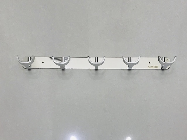 Gantungan Baju Hanger 5 Kait 2 Hook Kamar Mandi Dinding Tembok Kapstok