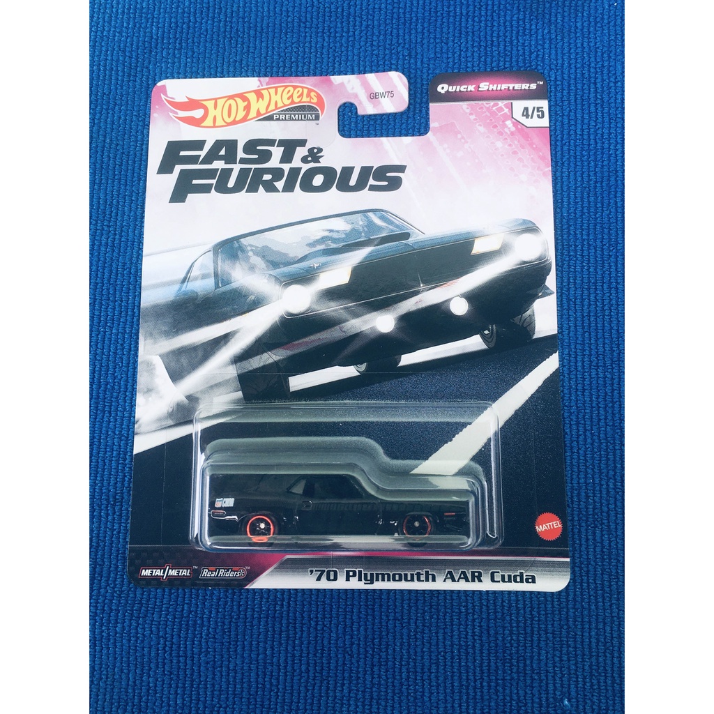 HOT WHEELS Fast Furious QS - 70 Plymouth AAR Cuda