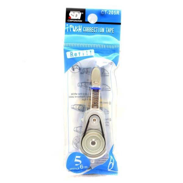 

Minicart Refill Tip Ex Kertas / Refill Correction Tape 5mm x 6 mtr SDI CT205R