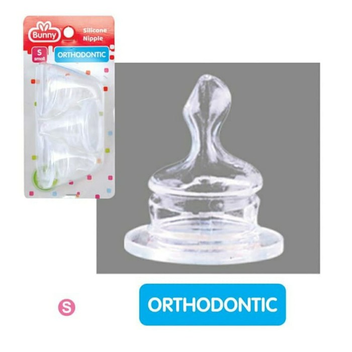 Lusty Bunny Nipple Orthodontik 3pc - Dot Botol Susu Bayi Orthodontic