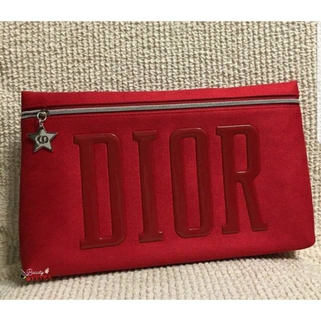 Dior clutch red pouch