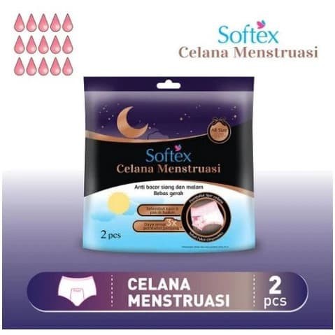 SOFTEX CELANA MENSTRUASI ISI 2 PADS OJ