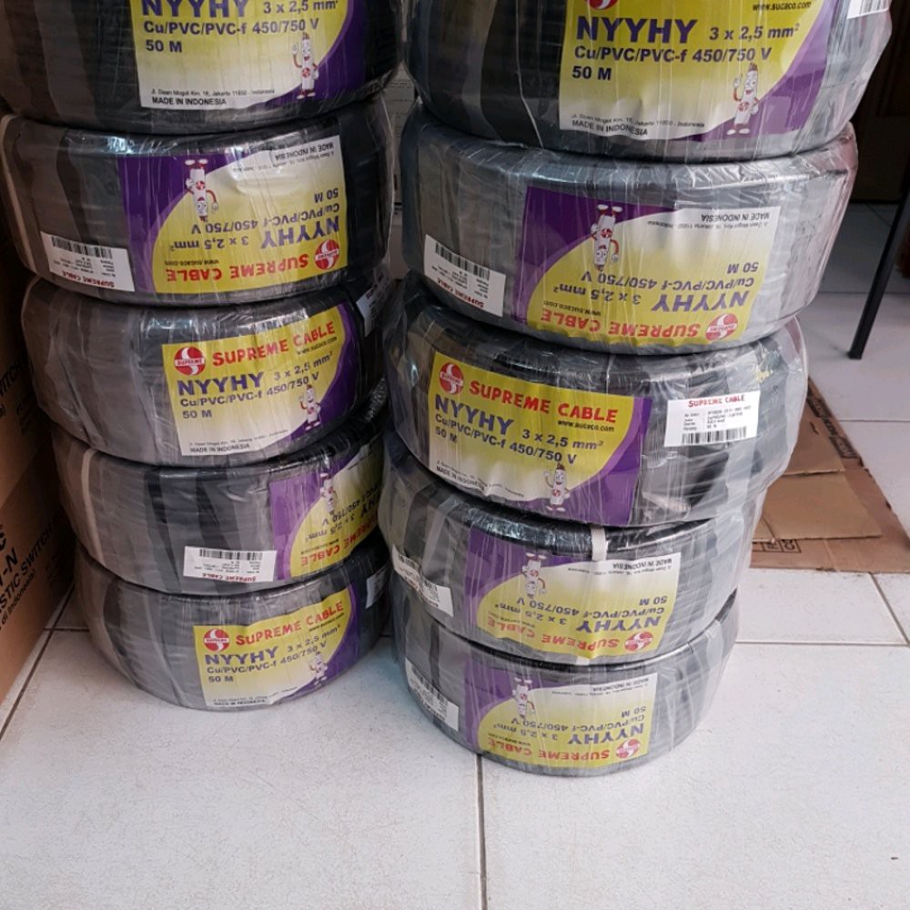 kabel supreme nyyhy 3x2 5 50m serabut