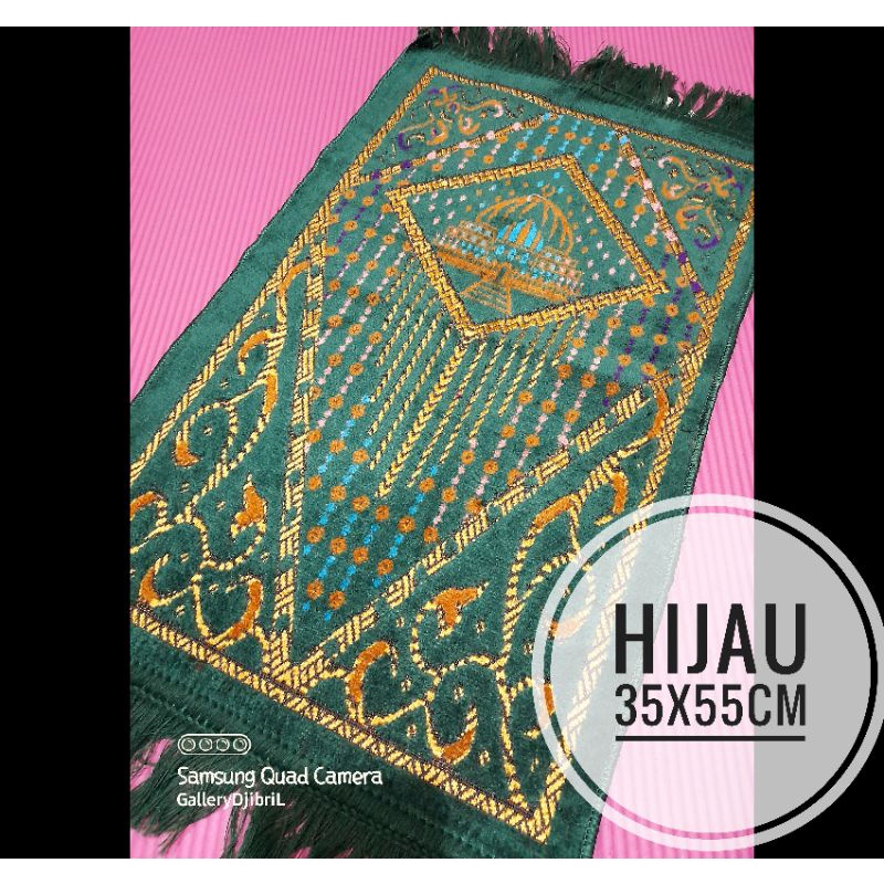 Sajadah bludru kecil 35x55/ Sajadah mini/ Sajadah anak-V-9