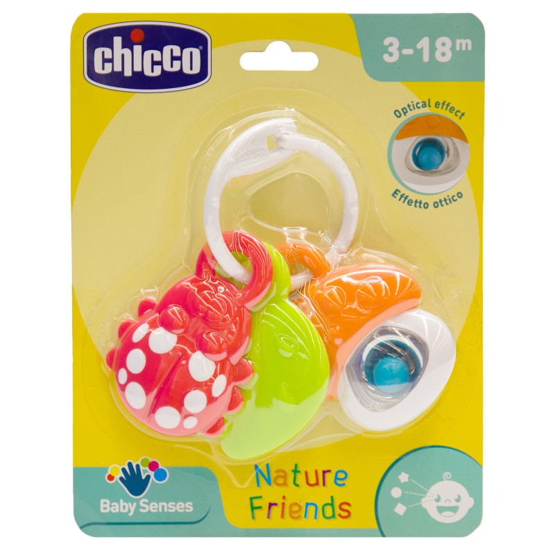 Chicco Toy Baby Senses Rattle Nature Friends