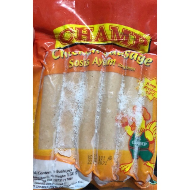 

Sosis champ ayam 150 gram