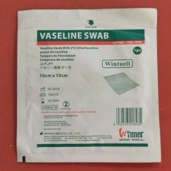 Vaselin Swab 10*10/Daryatulle/Excell tule/Softratulle/Plester Luka/Diabetes