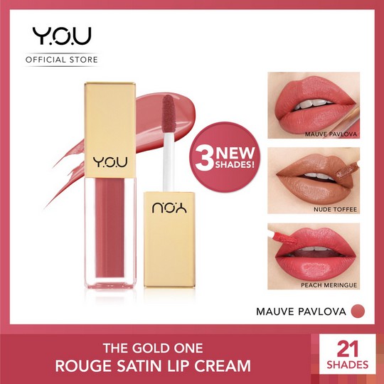 ⭐BAGUS⭐ Y.O.U ROUGE SATIN LIP CREAM | Lipcream By YOU Make Up