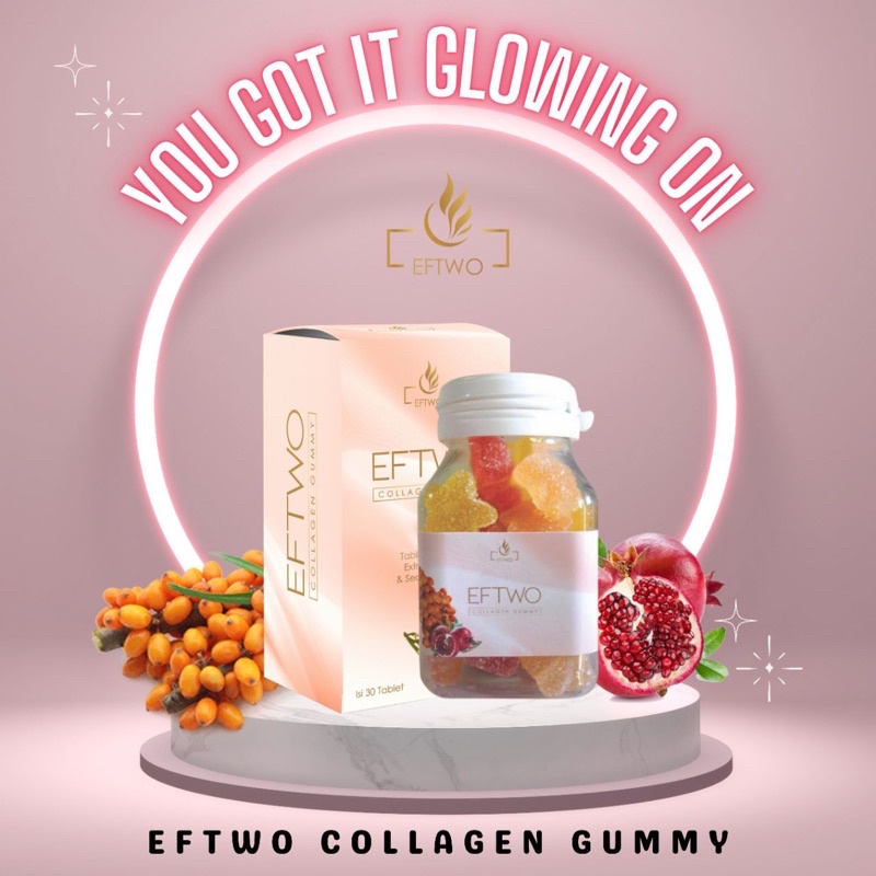 Collagen permen Gummy pemutih wajah kulit