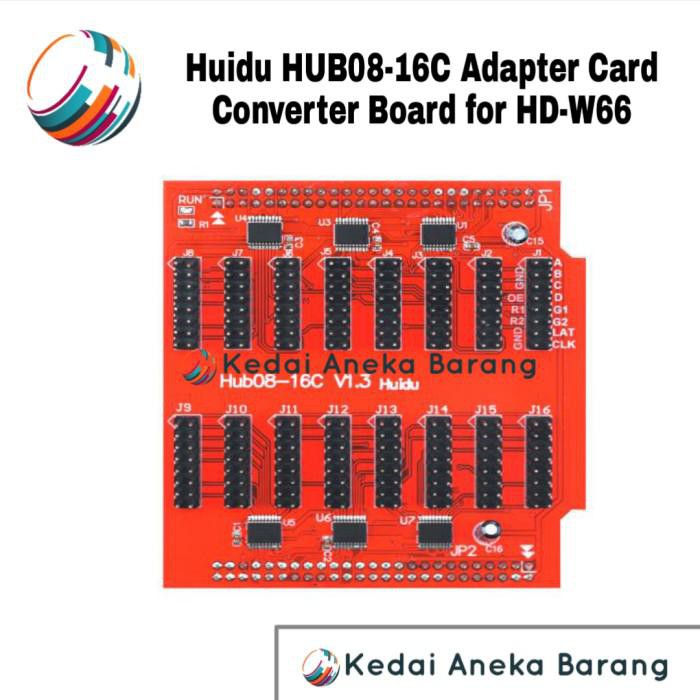 Huidu HUB08-16C Adapter Card HUB08 Converter Board HUB08-16 HD-W66