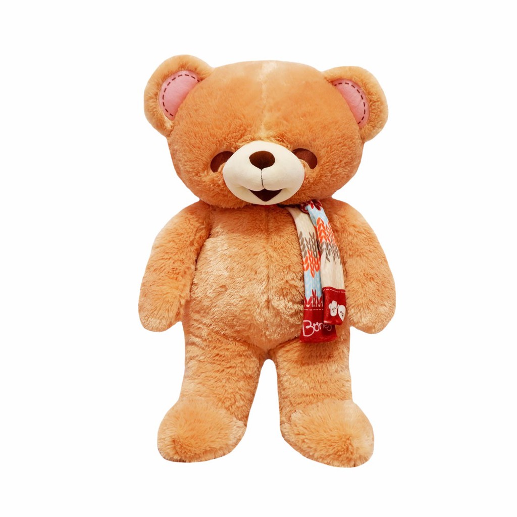 Boneka beruang Teddy Bear jumbo Istana Boneka STD Boney with Syal Lucu besar premium bulu anti rontok gede