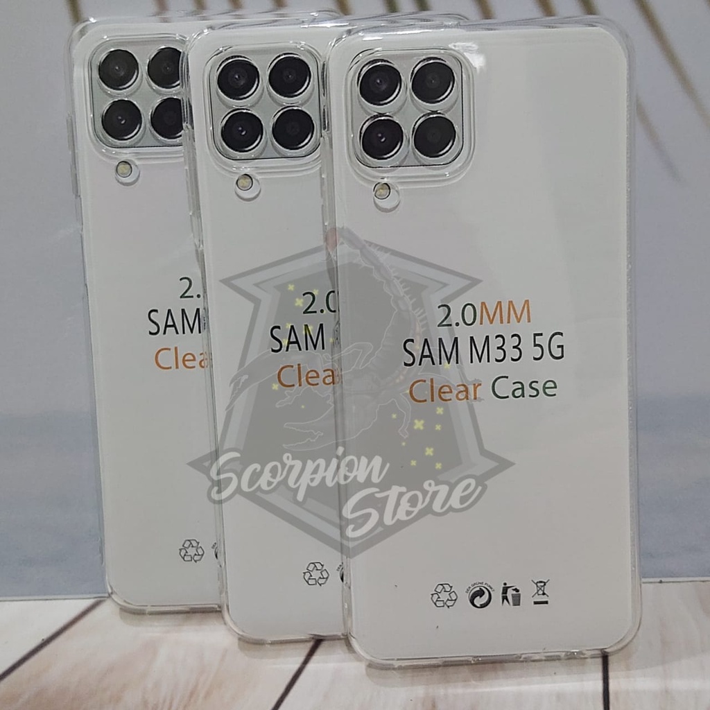 SOFTCASE SAMSUNG M33 5G - CLEAR CASE 2MM TPU HD + PC SAMSUNG M33 5G 2022 - SS