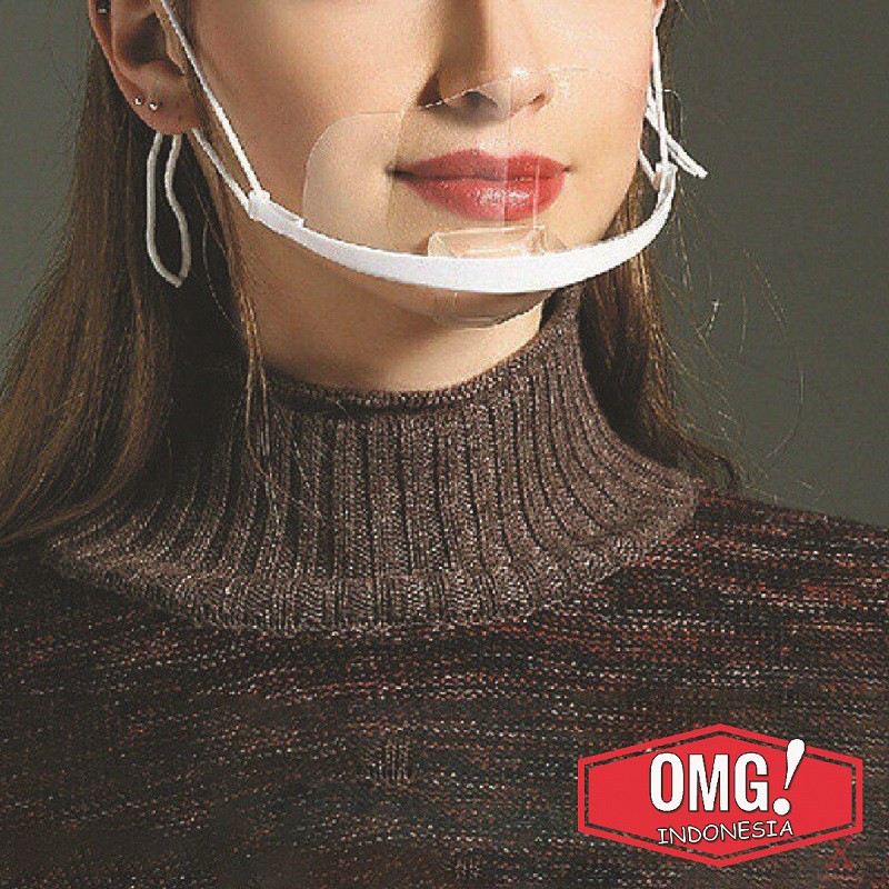 Face Shield Kacamata APD MEDIS Pelindung Mulut Koki Penutup Mouth Mask Masker Dapur Restoran [ COD ]