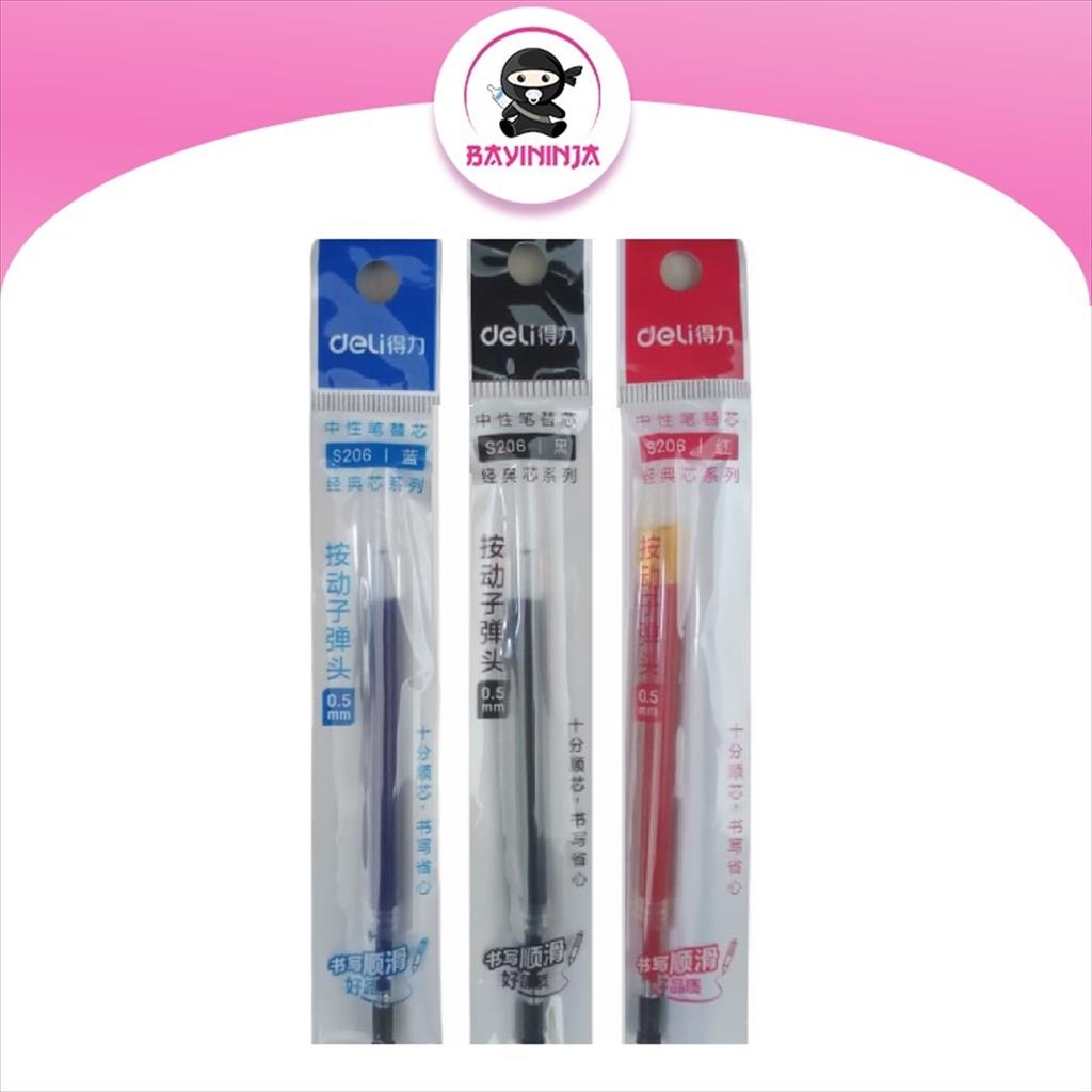 

DELI Isi Pulpen Gel Pen Bullet 0.5mm S206