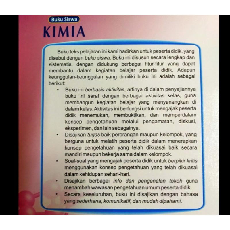 ORI buku teks siswa Kimia k13 bidang peminatan Arya duta kelas 12 edisi revisi terbaru