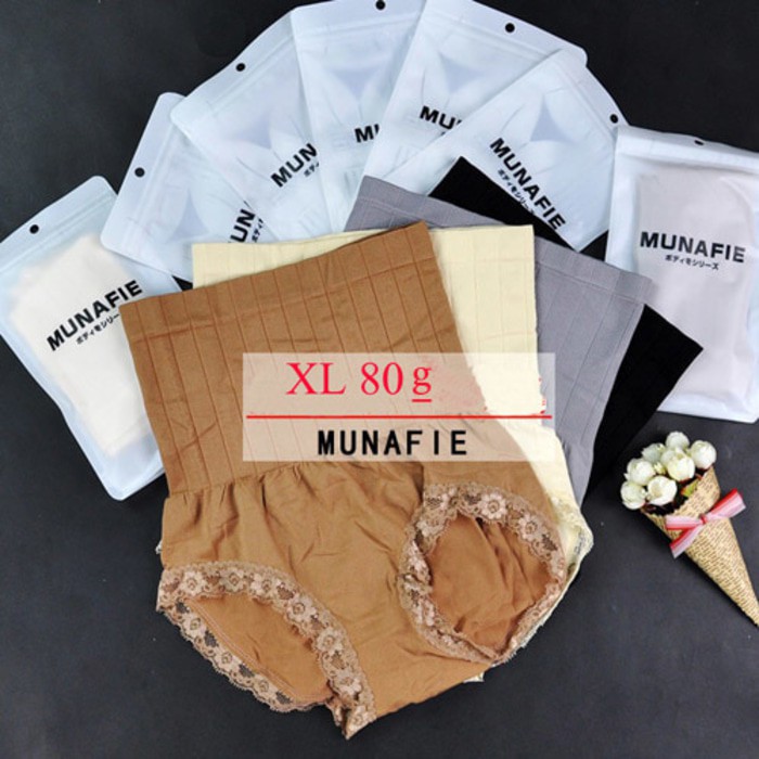 CD Wanita MUNAFIE ORIGINAL SLIMMING PANTS 80 kg - Hitam Murah