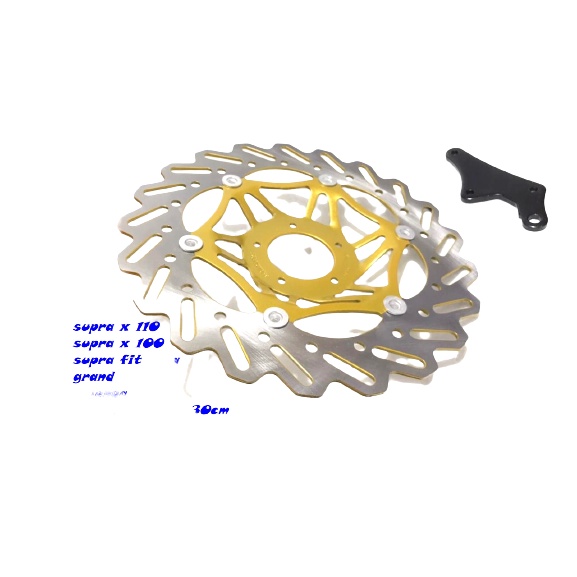 PIRINGAN BESAR SUPRA X/fit lama/grand/gl pro legenda DLL CAKRAM DEPAN 300mm plus breket set cakram