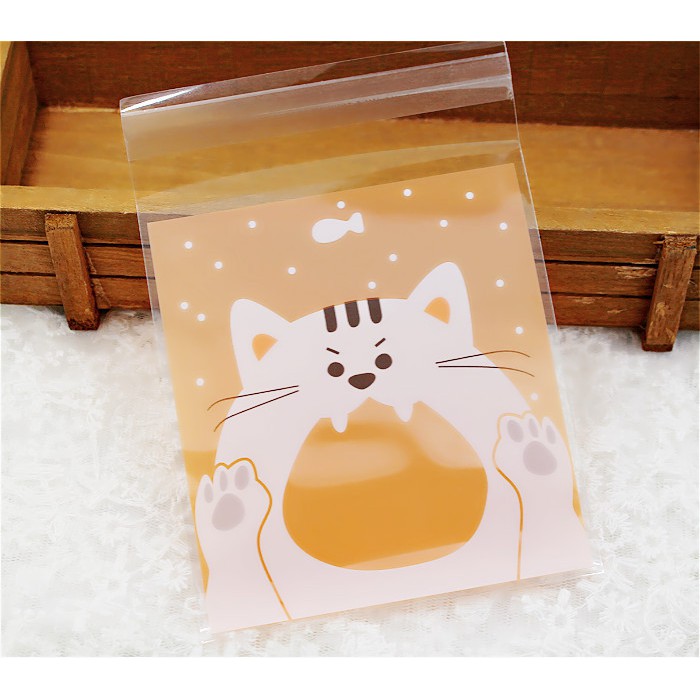 OILA plastik kemasan cemilan ukuran 10x11 cute animal (1i1) hpk011