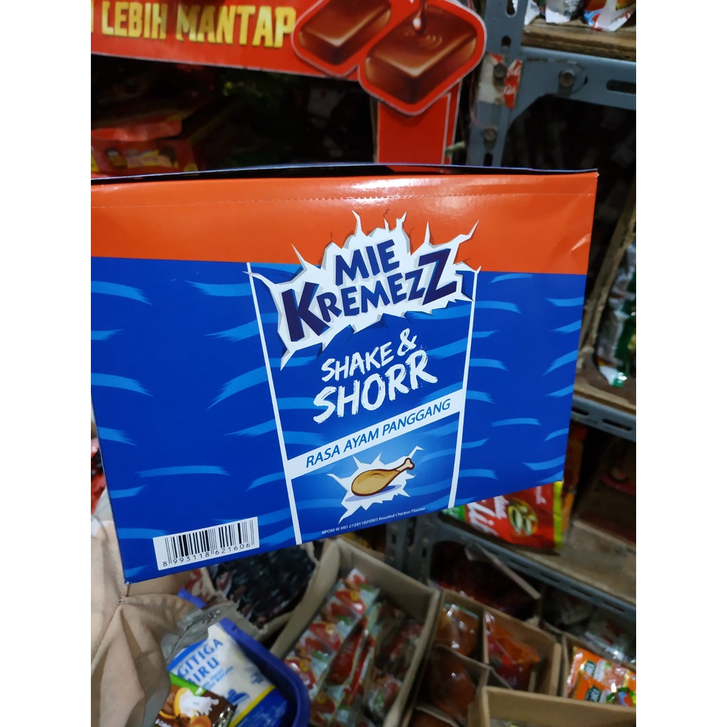 NEW ! Mie Kremez Shake &amp; Shorr isi  20pcs +1 x 12gr