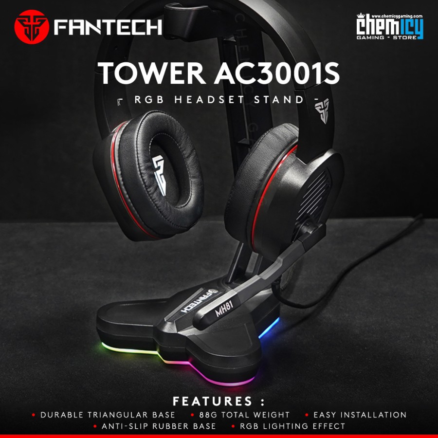 Fantech TOWER AC3001S RGB Headset Stand