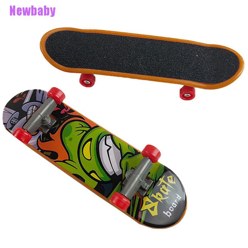 (Newbaby) Mainan Skateboard Jari Bahan Plastik