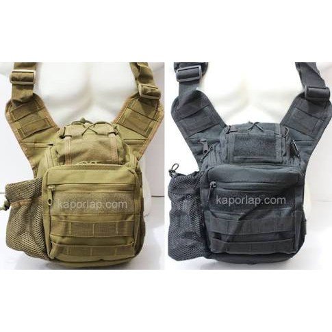 Best Promo! TAS SELEMPANG TACTICAL S155/MOTIF DESERT/POLOS COKLAT DAN HITAM/ACUPAT Sale!