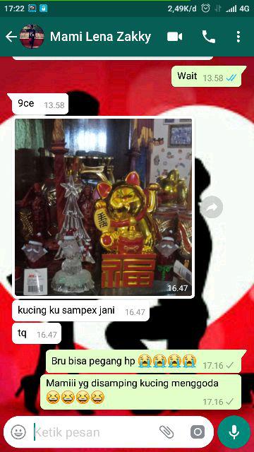 Pajangan Lucky Cat / Hiasan Kucing / Pajangan Meja / Manekineko /