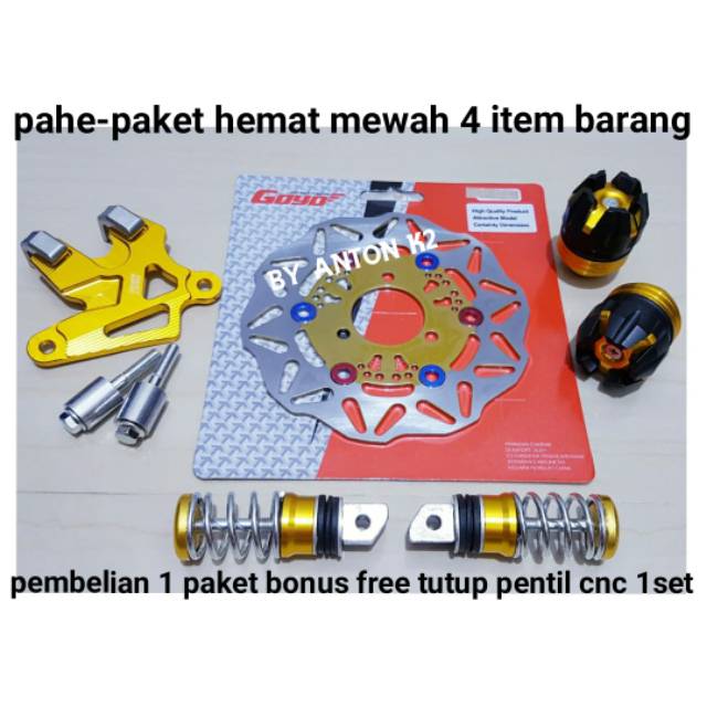 PIRINGAN CAKRAM DISC DEPAN AKSESORIS VARIASI MOTOR MIO M3-MIO S-MIO GT-SOUL GT-X RIDE-MIO Z-MIO 125