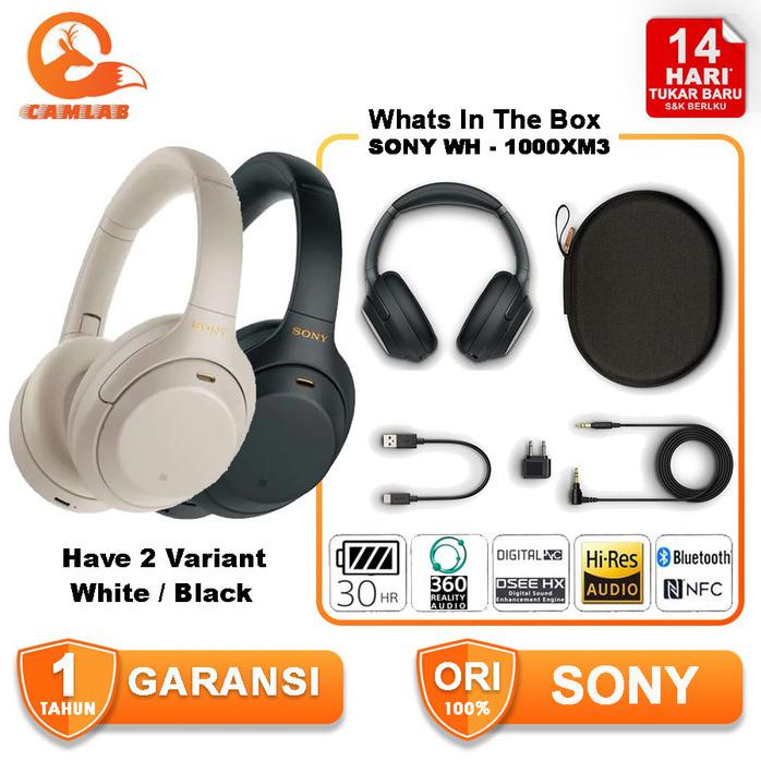SONY WH - 1000XM3 HEADPHONE - BLACK