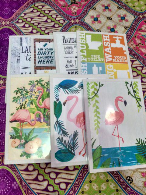 Wall Decor - Bathroom And Laundry Series Hiasan Pajangan Dinding Shabby Chic 1 Buah