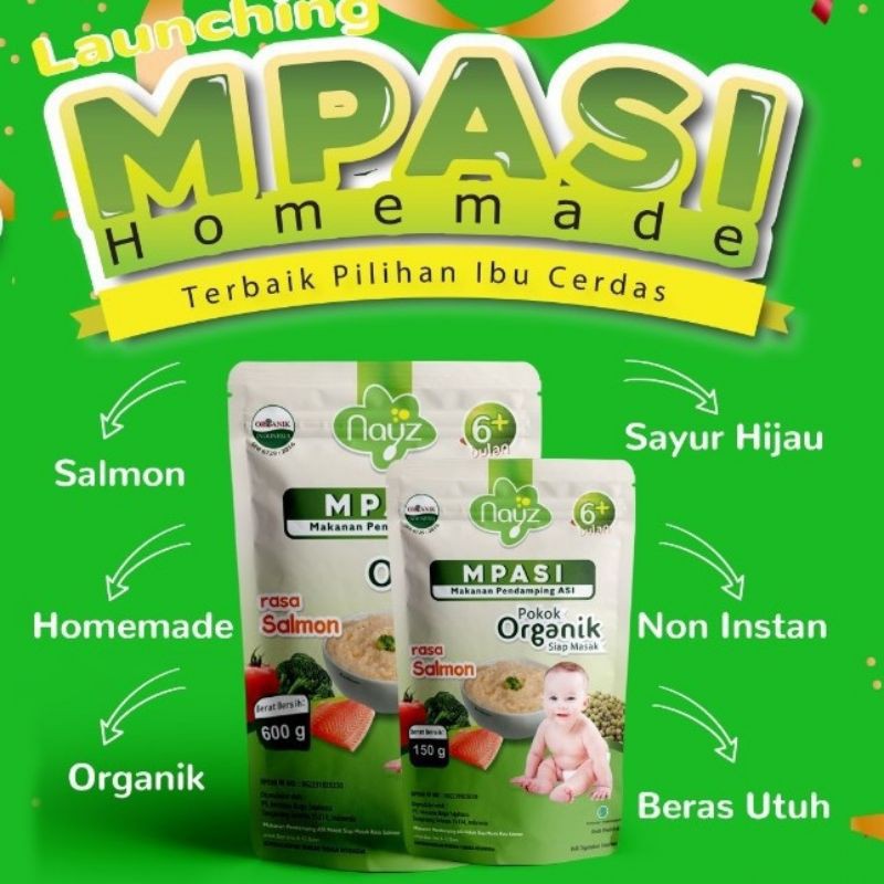 Nayz Bubur Mpasi Ikan Salmon150gr