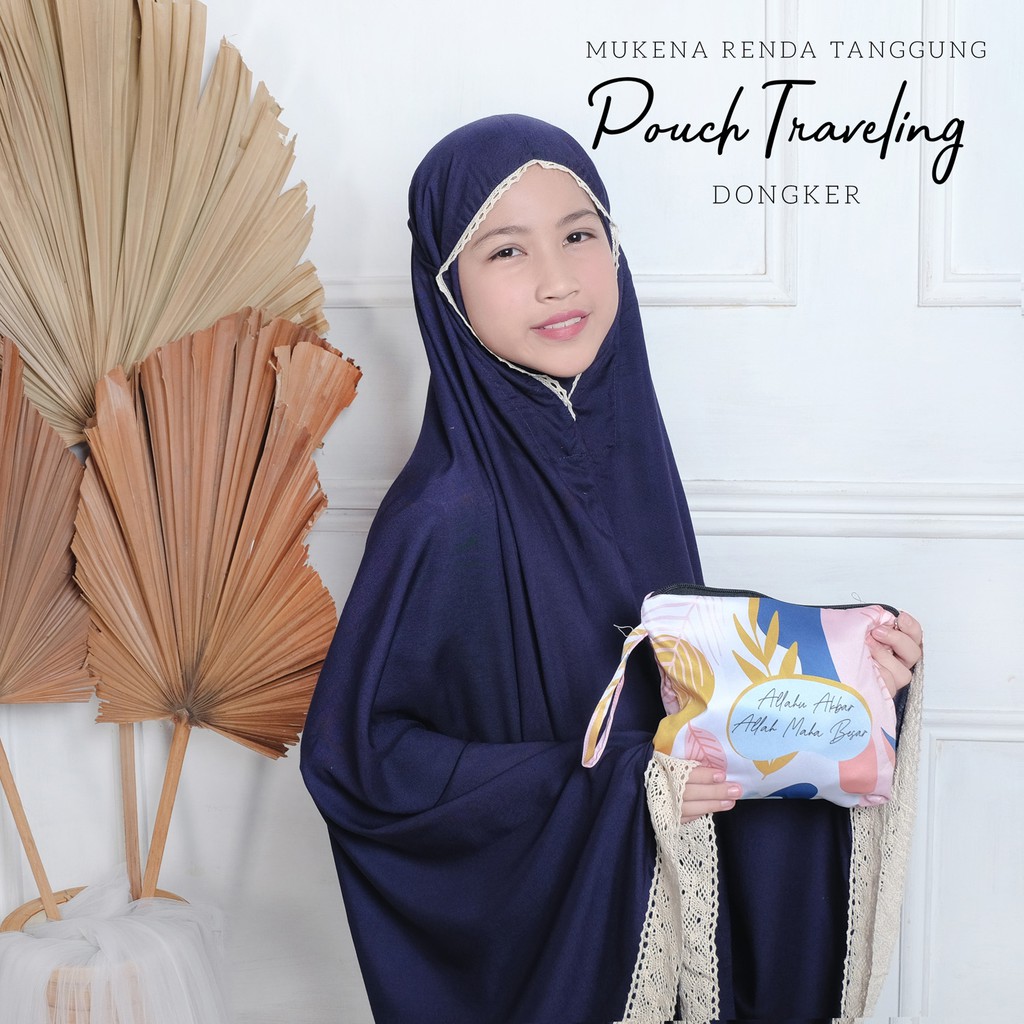 PUSAT MUKENA TASIK - MUKENA RAYON ANAK TANGGUNG TRAVELING POUCH 14-16 TAHUN