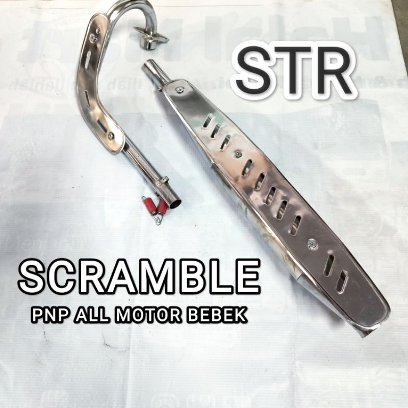 knalpot scrambler bebek pnp allataala motor honda grand supra legenda c70