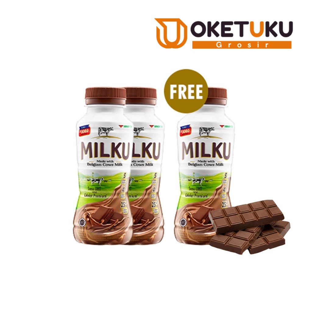 

Milku Susu Cokelat 200 ml [Buy 2 get 1 Free]