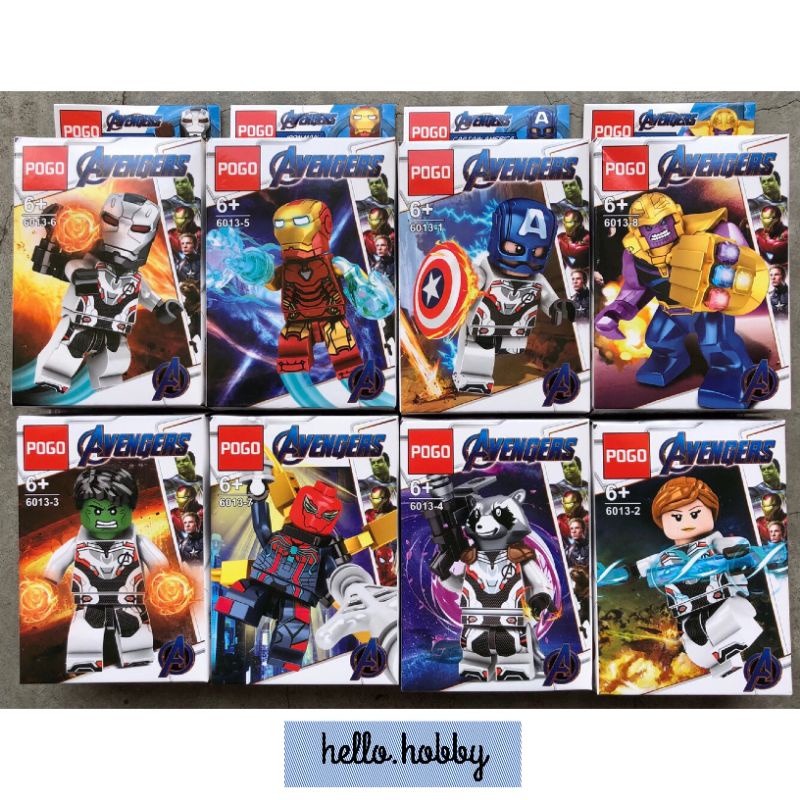 Brick Super Hero Superhero Avenger SY 1060 SY1060 Civil Infinity War Superman Batman Thanos (16 Box)