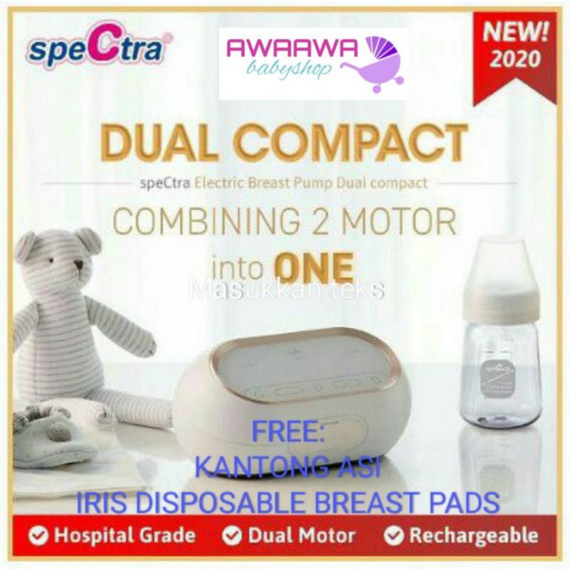 spectra dual compact spectra dual 9 pompa asi breast pump breastpump