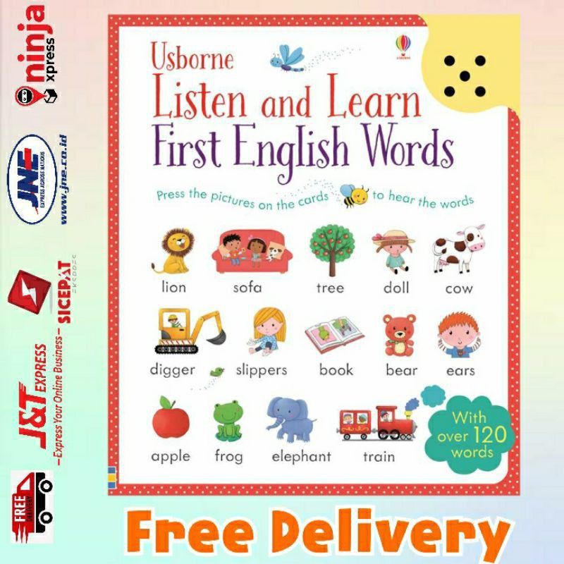Soundbook Usborne Listen and Learn First English Words