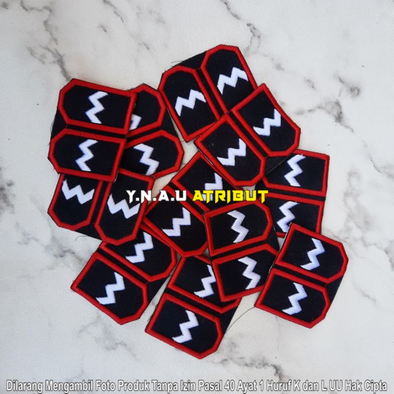 ATRIBUT POLRI / PANGKAT PDL AIPDA POLRI LIST MERAH EXCLUSIVE