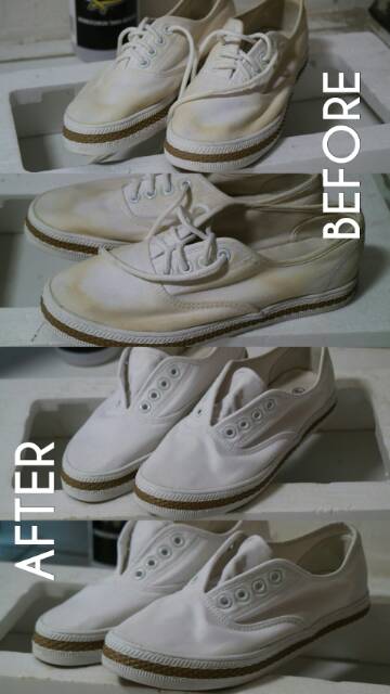 Unyellowing pemutih sepatu midsole unyellow sole bright penghilang noda kuning