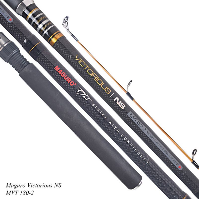 Joran Maguro Victorious NS | Sambung 2 | Solid Tip Carbon | Galatama Series | Pilih Ukuran