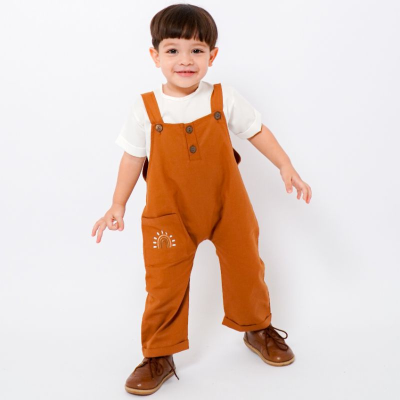 NARA OVERALL - Promo 10.10 Overall Anak Jumper Bayi Baby Kids Cewek Cowo Perempuan Laki Katun Lucu Murah 1 2 3 4